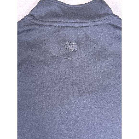 The Normal Brand Quarter Zip Sweatshirt Puremeso Weekend Mens Small Black - Picture 8 of 8